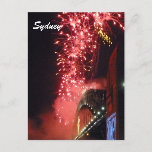 シドニー花火大会 シーズンポストカード (正面)