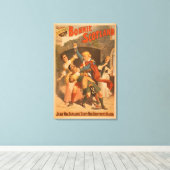 シドニー・エリス・ボニー・スコットランド遊スコットランドスコティ キャンバスプリント (インサイチュ (ウッドフロア))