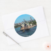 シドニー – オペラハウス – パノラマ ラウンドシール (封筒)