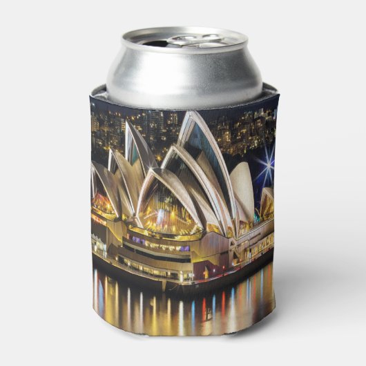 シドニー – オペラハウス – ビュー 缶クーラー (缶正面)
