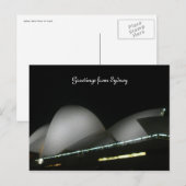 シドニー・オペラ・ナイト ポストカード (正面/裏面)