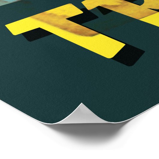 シドニー，オーストラリアのヴィンテージ旅行ポスター ポスター (角)