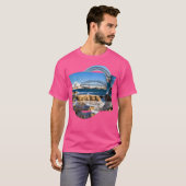 シドニー・オーストラリア湾のオペラとBriの風景 Tシャツ (正面フル)