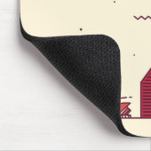 シドニー、オーストラリア|の落書きのスカイライン マウスパッド (コーナー)