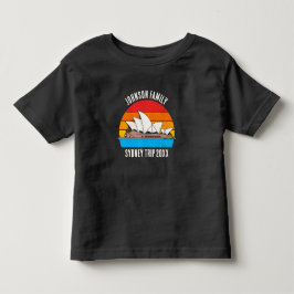 シドニー オーストラリア オペラハウス 旅行 カスタムデザイン トドラーTシャツ
