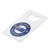 シドニー・オーストラリア クレジットカード栓抜き (正面アングル)