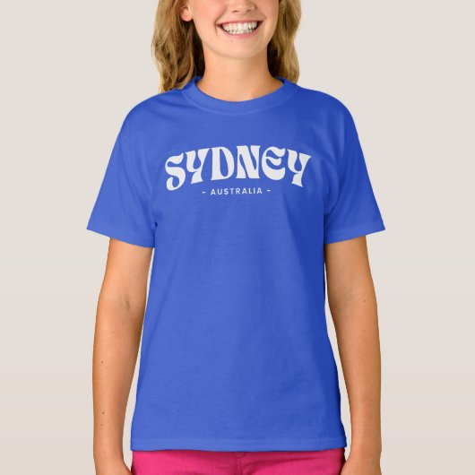 シドニー オーストラリア シティ デザイン Tシャツ (正面)