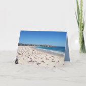 シドニー、オーストラリア、スカイラインハッピーバースデー カード (裏面)