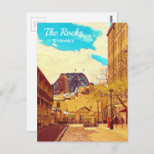 シドニー ザ・ロックス ハーバー・ブリッジの旅 ポストカード (正面/裏面)