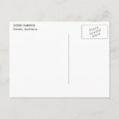 シドニー・ハーバー、シドニー・オペラハウス（オーストラリア） ポストカード (裏面)