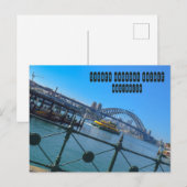 シドニー・ハーバー・ブリッジ（シドニー・オーストラリア） ポストカード (正面/裏面)