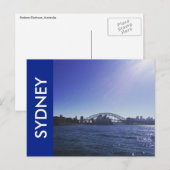 シドニー・ブライト・ブルー ポストカード (正面/裏面)