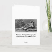 シドニー・ラスト・ガールズ・ヴィンテージ1919グラモール写真 カード (裏面)