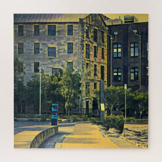 シドニー ヴィンテージ ザ・ロックス 風景 ジグソーパズル (縦)