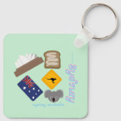 シドニー、aus keychain キーホルダー (裏面)