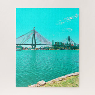 シドニーANZACブリッジハーバーシーン ジグソーパズル