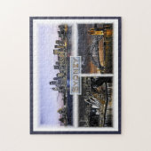 シドニーby夜 – オーストラリア – モザイク – ジグソーパズル (縦)