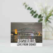 シドニーby Night Love from Australia ポストカード (スタンド正面)