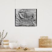 シドンのフェニキア貿易船 ポスター (キッチン)