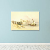 シドンの城塞、1839年4月28日、プレート76 from V キャンバスプリント (インサイチュ (ウッドフロア))