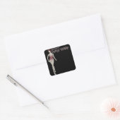 シド・キングの馬熱狂するマネキン スクエアシール (封筒)