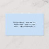 シナお洒落ル・ブルー・ムーン・カップケーキ 名刺 (裏面)