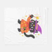 シナきらめくル子猫ウィックラシックチTシャツ フリースブランケット (正面(横))