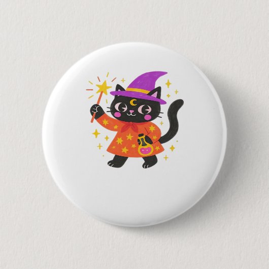 シナきらめくル子猫ウィックラシックチTシャツ 缶バッジ (正面)