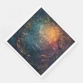 シナエレガントス結婚ナプキン (コーナー)