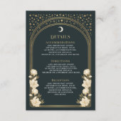 シナエレガントル結婚アールヌーボー詳細 エンクロージャーカード (正面)