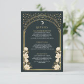 シナエレガントル結婚アールヌーボー詳細 エンクロージャーカード (スタンド正面)