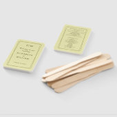 シナエレガントル・イエローモノグラムの結婚枠 ハンドファン (組立なし)