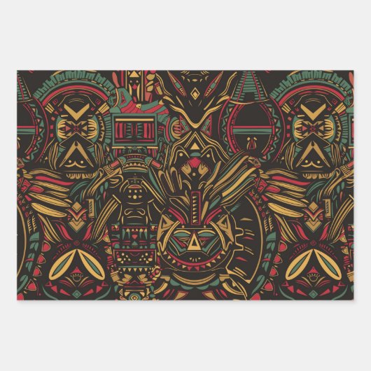 シナエレガントン「禁止キーワード未使用」マットW ラッピングペーパーシート (正面)