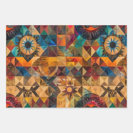 シナエレガントン「継承アーティスティック」ラップマット紙 ラッピングペーパーシート (正面)