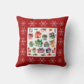 シナエレガント赤と白ーシ伝統的ック クッション (裏面)