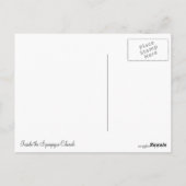 シナゴーグ教会郵便はがき ポストカード (裏面)