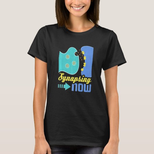 シナプス現神経学者 Tシャツ (正面)