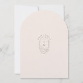 シナミニマルルホリスティックボーホムーン&スターズアーチ 招待状 (裏面)