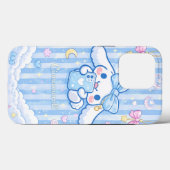 シナモロール携帯ケース かわいい青いカワイイ Case-Mate iPhoneケース (裏面 (横))