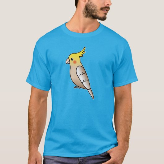 シナモンのキャラクター オカメインコ Tシャツ (正面)