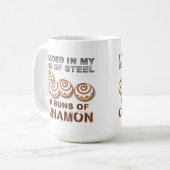 シナモンのバンズの面白いマグカップ コーヒーマグカップ (正面左)