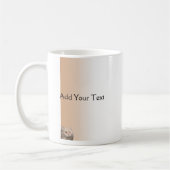 シナモンのマグのトパーズの目を持つブロンド猫 コーヒーマグカップ (左)