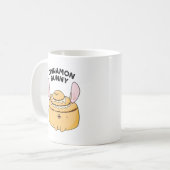 シナモンウサギの面白いシナモンバンのダジャレ コーヒーマグカップ (正面左)