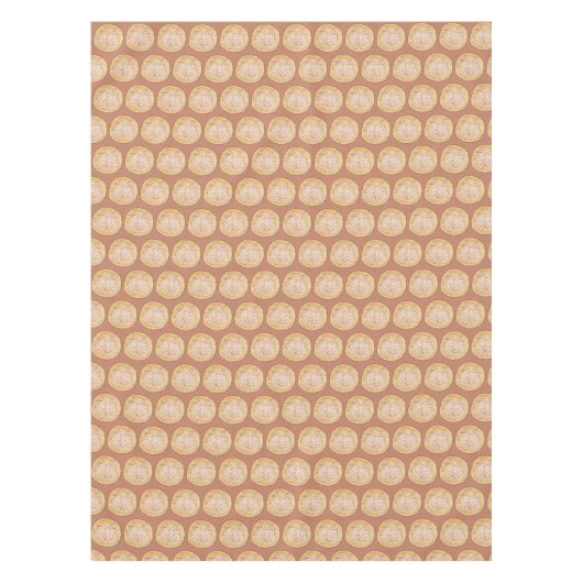 シナモンシュガーSnickerdoodleクッキーのベイクセール テーブルクロス (正面)