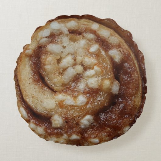 シナモンスティッキーパンノベルティ ラウンドクッション (正面)