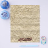 シナモンスティックくしゃくしゃにした紙並んだレシピページ チラシ (シングル)