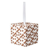 シナモンスティックとスターアニス。 キューブオーナメント (裏面アングル)