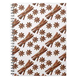 シナモンスティックとスターアニス。 ノートブック
