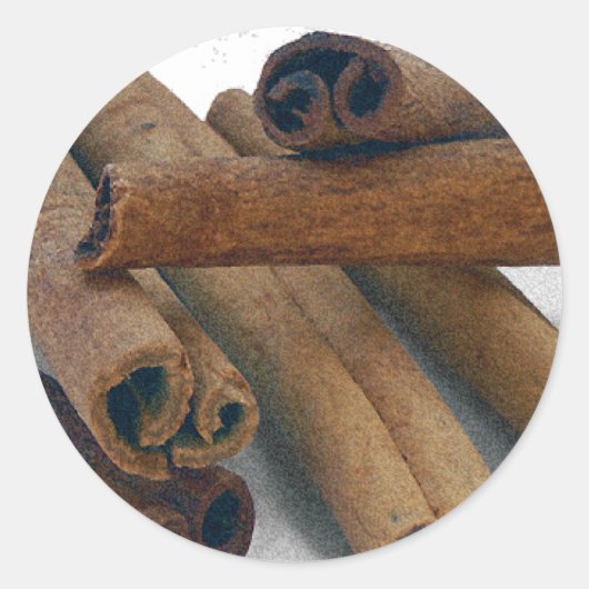 シナモンスティック ラウンドシール (正面)