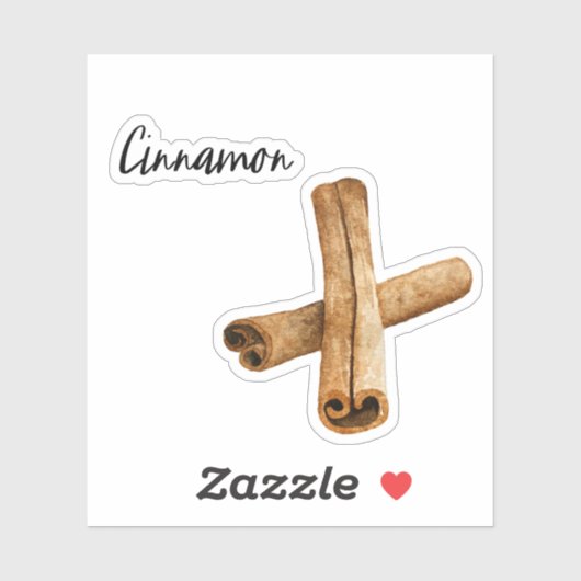 シナモンスパイスジャーのシール シール (シート)